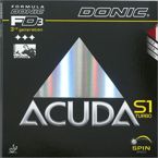 гладкая накладка DONIC Acuda S1 Turbo черный
