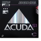 гладкая накладка DONIC Acuda S1  черный