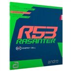гладкая накладка Pips-in ANDRO Rasanter R53 зеленый