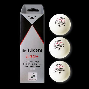пластиковые мячи LION Competition 40+ *** , 3 шт.