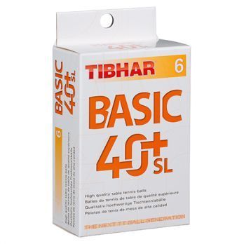 пластиковые мячи TIBHAR Basic 40+ SL- 6 шт.
