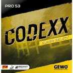 гладкая накладка GEWO Codexx Pro 53 SuperSelect чернить