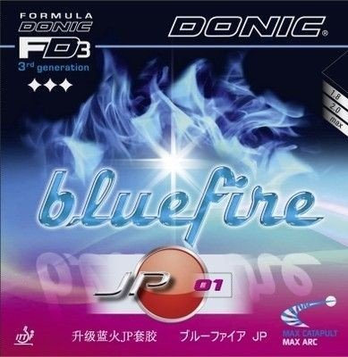 гладкая накладка DONIC Bluefire JP 01 красный