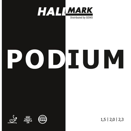 гладкая накладка Podium черный