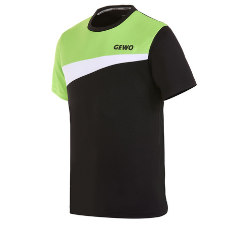 T-shirt GEWO Fondi I черный / салатовый