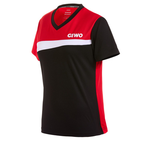 футболка GEWO Shirt Fondi IV Lady черный с красным