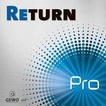 гладкая накладка GEWO Return Pro красный