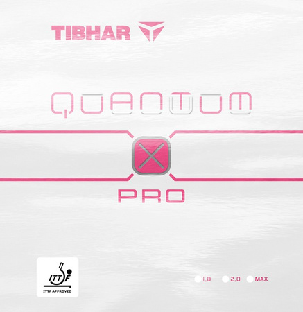 гладкая накладка TIBHAR Quantum X Pro Pink розовый