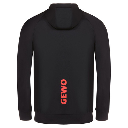 куртка GEWO Hoodie Ponza I черный с красным