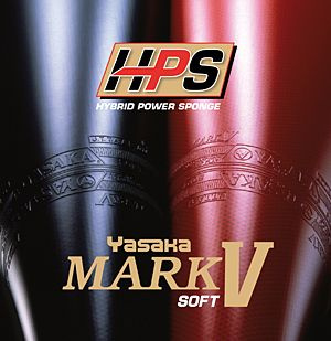 гладкая накладка YASAKA Mark V HPS Soft красный