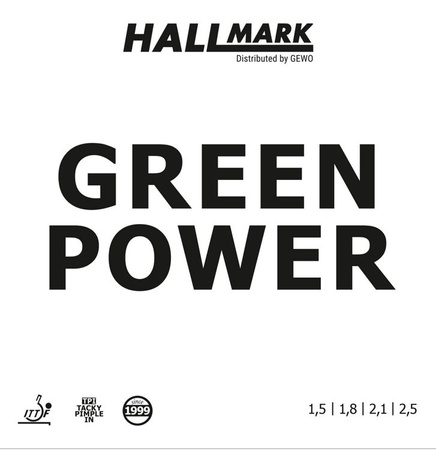 гладкая накладка HALLMARK Green Power красный