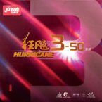 гладкая накладка DHS Hurricane 3-50 красный