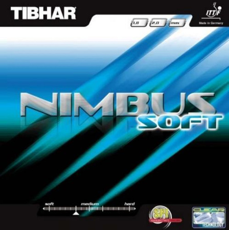 гладкая накладка TIBHAR Nimbus Soft красный