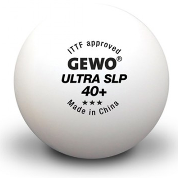 пластиковые мячи GEWO Ultra SLP 40+ ***, 1 шт.