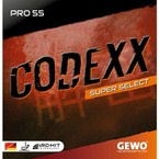 гладкая накладка GEWO Codexx Pro 55 SuperSelect чернить