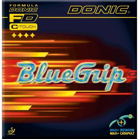 гладкая накладка DONIC Blue Grip C2 красный