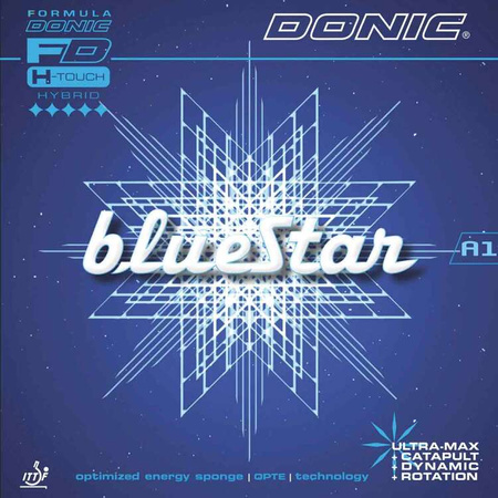 гладкая накладка DONIC Bluestar A1 красный