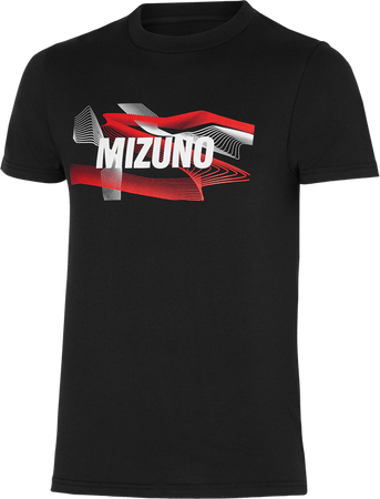 t-shirt MIZUNO Graphic Tee черный