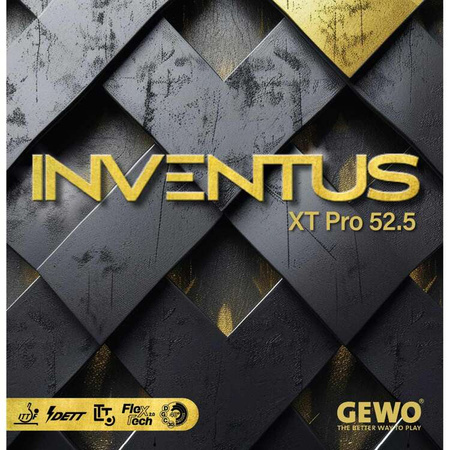 гладкая накладка GEWO Inventus XT Pro 52.5 красный