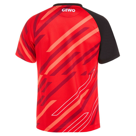 T-shirt GEWO Ponza I красный с черным