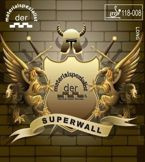 длинные шипы DER MATERIALSPEZIALIST Superwall красный