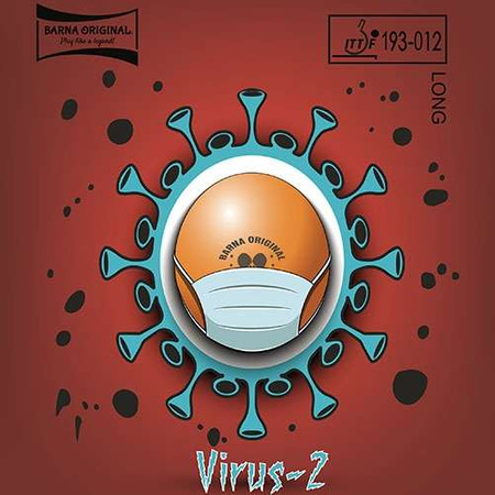 длинные шипы BARNA ORIGINAL Virus 2 черный