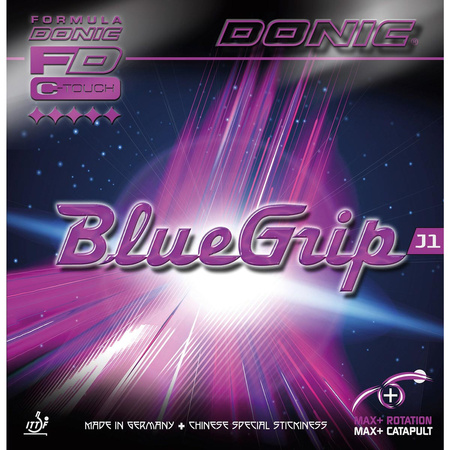 гладкая накладка DONIC BlueGrip J1 красный