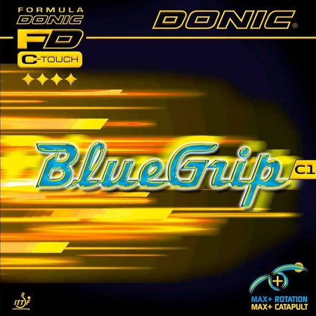 гладкая накладка DONIC Blue Grip C1 красный