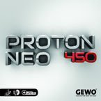 гладкая накладка GEWO Proton Neo 450 красный