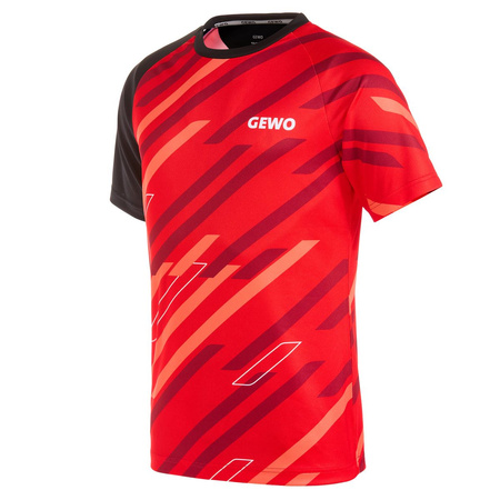 T-shirt GEWO Ponza I красный с черным