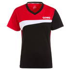 футболка GEWO Shirt Fondi IV Lady черный с красным