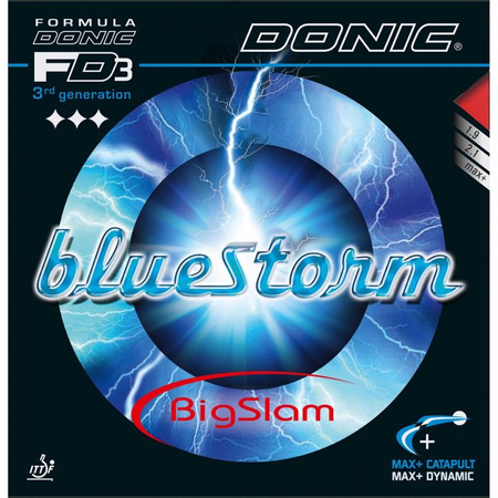 гладкая накладка DONIC Bluestorm Big Slam красный