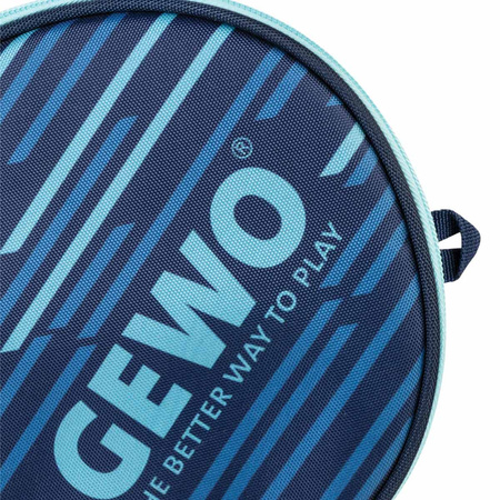 чехол для ракетки single GEWO Stripes Round темно-синий с синим