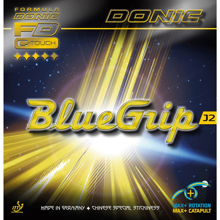 гладкая накладка DONIC BlueGrip J2 красный
