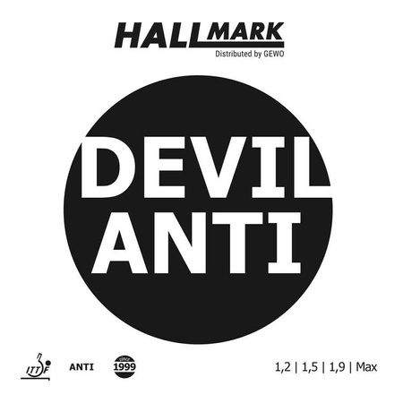 антитопспиновая накладка HALLMARK Devil Anti красный