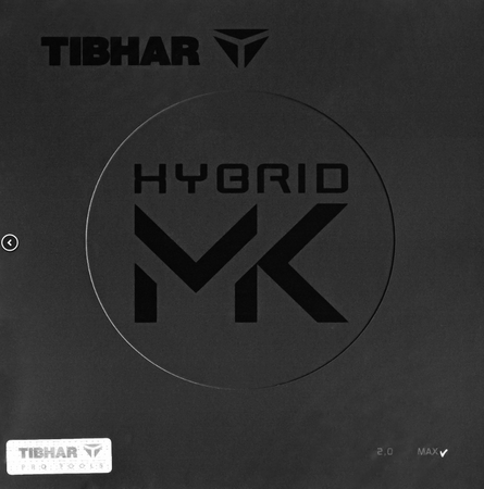 гладкая накладка TIBHAR Hybrid MK красный