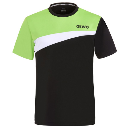 T-shirt GEWO Fondi I черный / салатовый