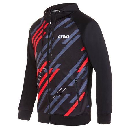 куртка GEWO Hoodie Ponza I черный с красным