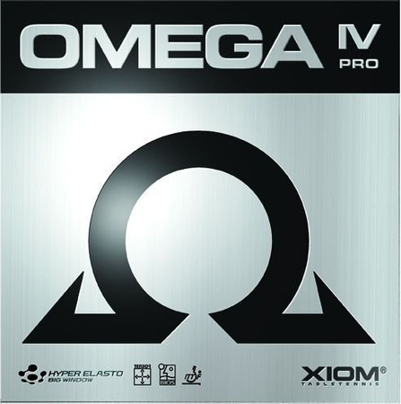 гладкая накладка XIOM Omega IV Pro красный