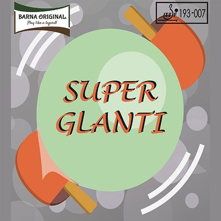 антитопспиновая накладка BARNA ORIGINAL Super Glanti красный