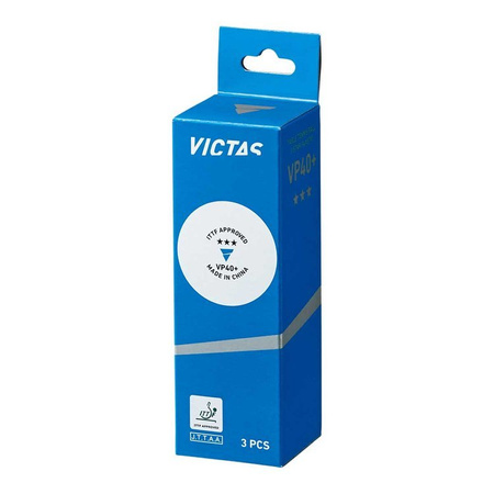 пластиковые мячи VICTAS VP40+ *** 3 шт.