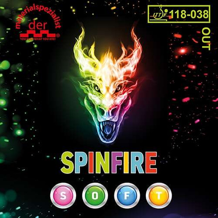 короткие шипы DER MATERIALSPEZIALIST Spinfire Soft зеленый