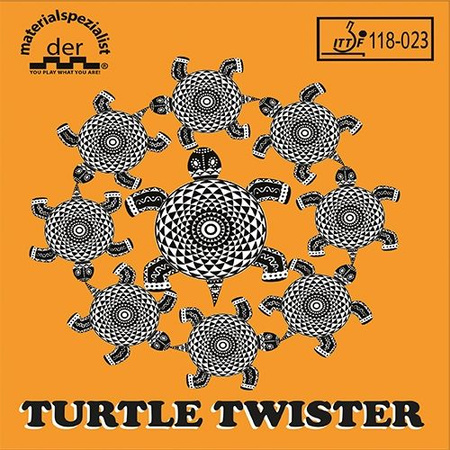 гладкая накладка DER MATERIALSPEZIALIST Turtle Twister черный