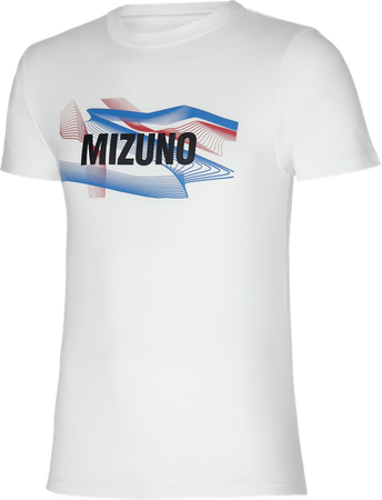 t-shirt MIZUNO Graphic Tee белый