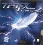 гладкая накладка FRIENDSHIP 729 FX Lightening красный