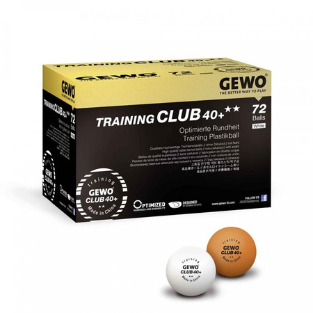 пластиковые мячи GEWO Training Club 40+ ** 1 шт.