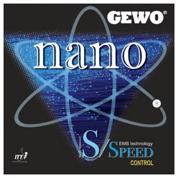 гладкая накладка GEWO Nano S Speed Control черный