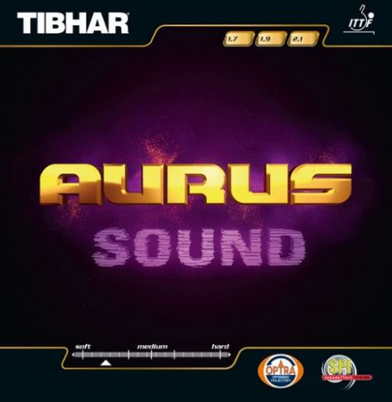 гладкая накладка TIBHAR Aurus Sound красный