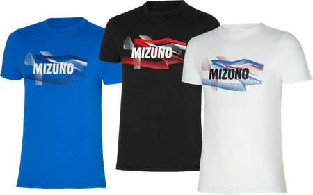 t-shirt MIZUNO Graphic Tee белый