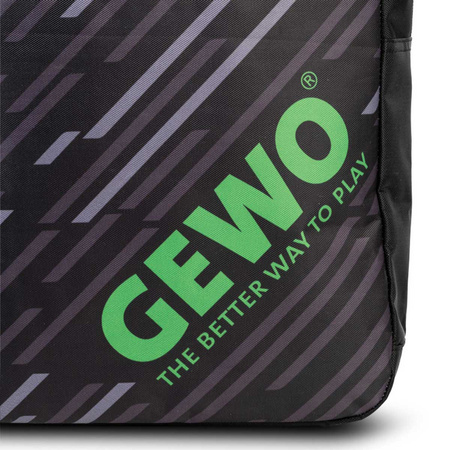 рюкзак GEWO Stripes черный / салатовый